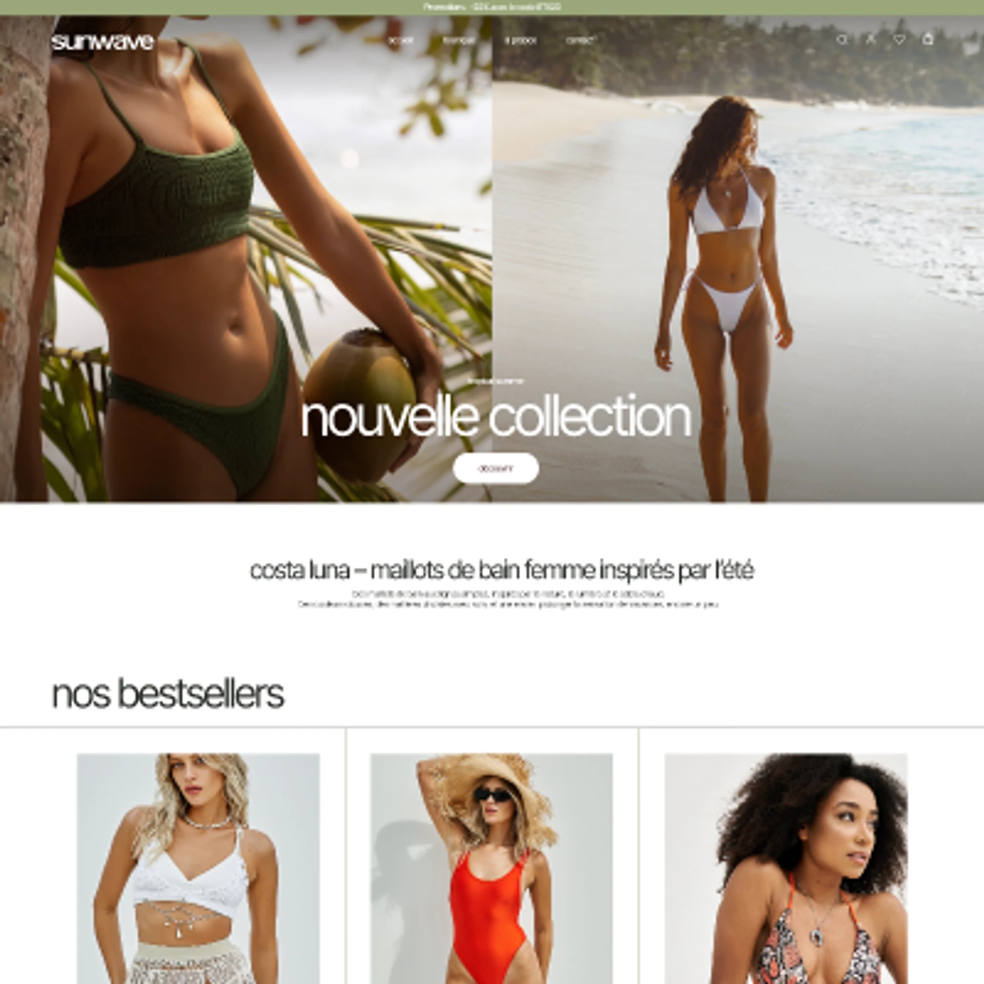 Présentation du thème Sunwave